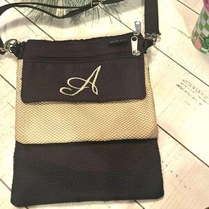 Dixie Bags 4 piece custom crossbody bags embroidered with A.